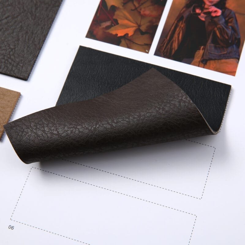 PVC de doble textura, superficies personalizables, tela no tejida, decoración del hogar, diseño en capas.