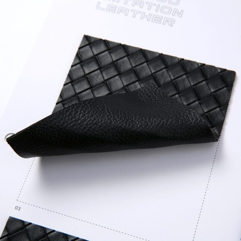 PVC de doble textura, sucedáneo de tejido, diseño retro-clásico, manteles individuales duraderos, tela no tejida.