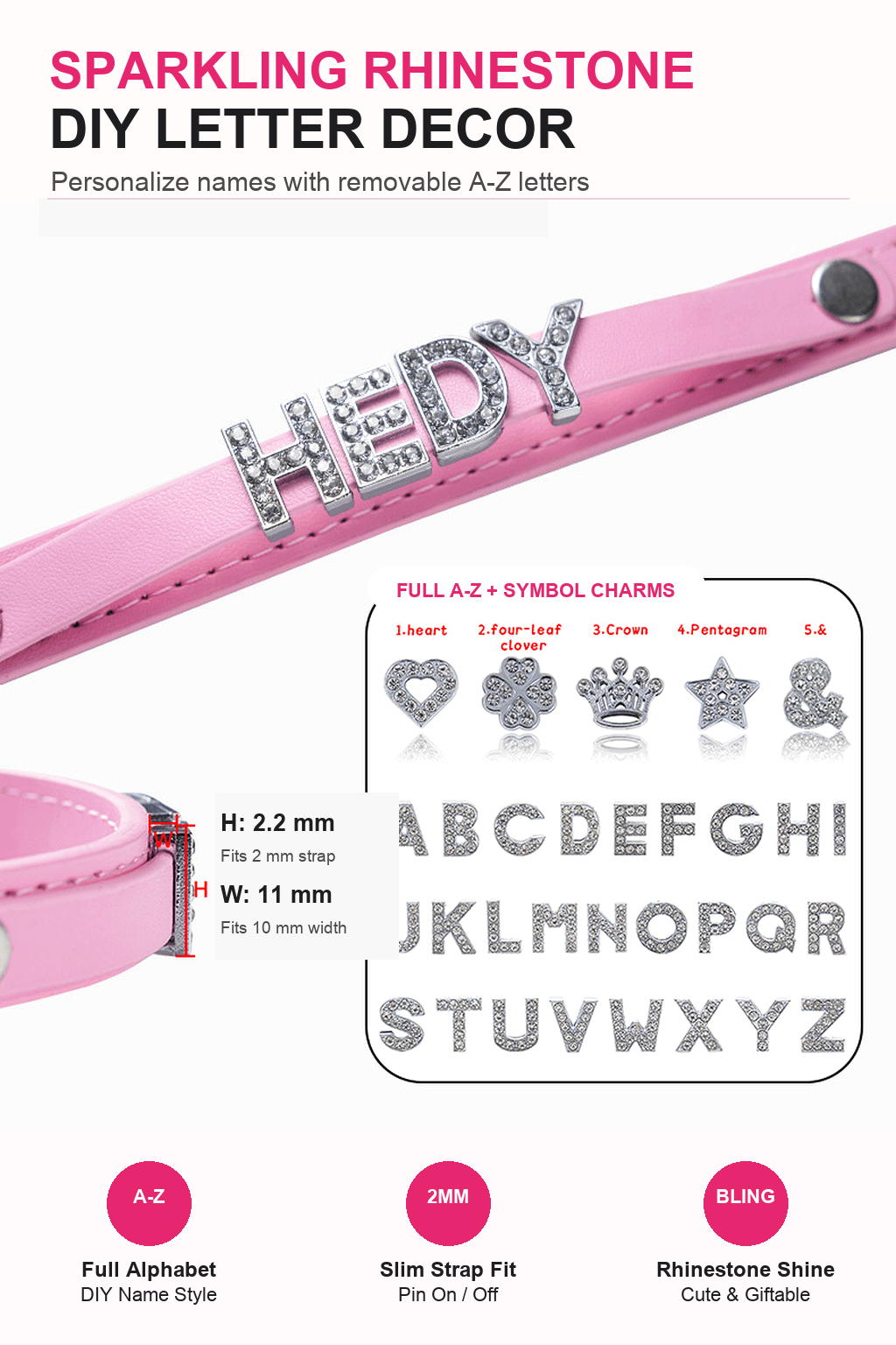 OZ-7002-cute-sparkling-rhinestonepng rhinestone pet collar, PU leather dog collar, puppy collar with name