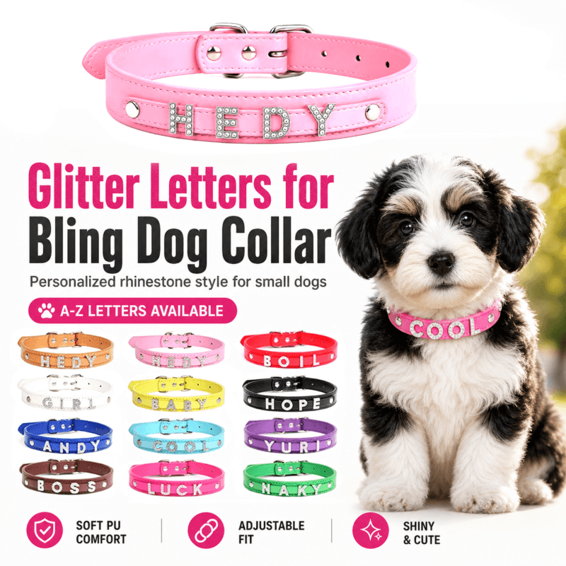 bling dog collar sparkly dog collar