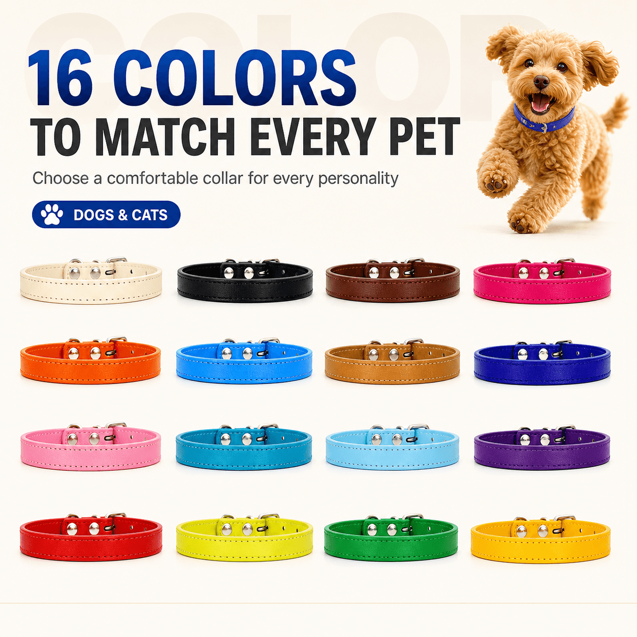 OZ-7001 premium dog cat collar OZ-7001 Premium Pet Collar